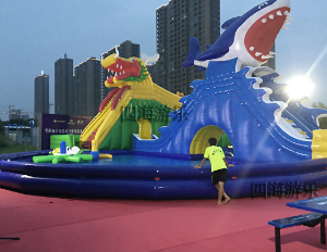 龙鲨戏水
